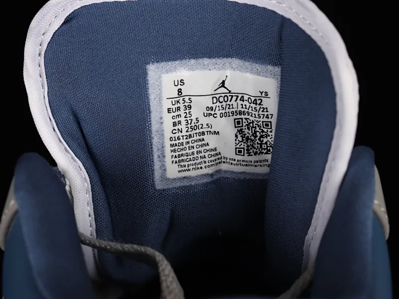 All categories Air Jordan Jordan series basketball shoes Air Jordan 1 Low Z version Air Jordan 1 Low AJ1 Joe 1 cement blue DC0774-042